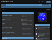 Tablet Screenshot of kitchentablemtg.com